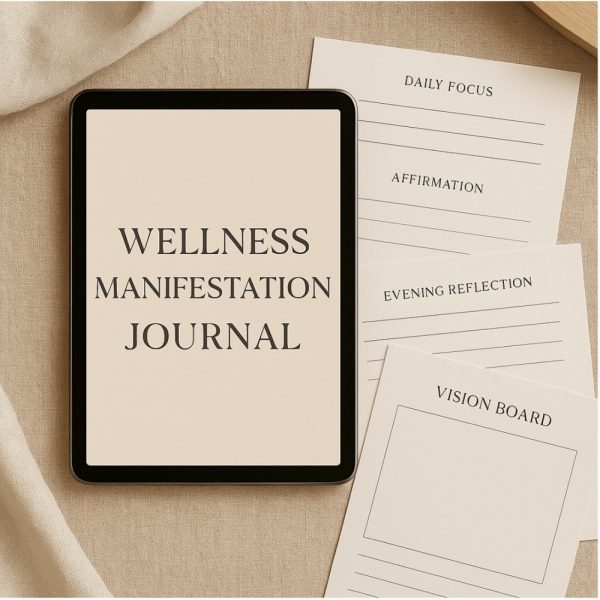 Product Image and Link for Wellness Manifestation Journal – 30-Day Guided Printable (Digital Download)